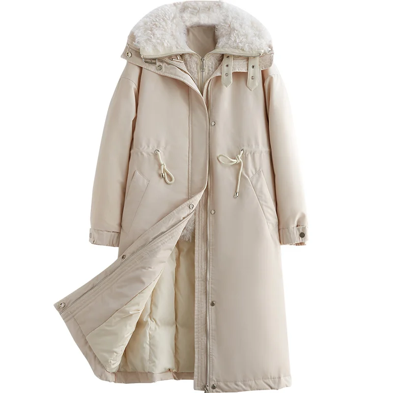 New Winter Down Jackets Overcoat Woman Long Overknee Chalaza Keep Warm Loose Coat 
New Winter Down Jackets Overcoat Woman Long Overknee Chalaza Keep Warm Loose Coat