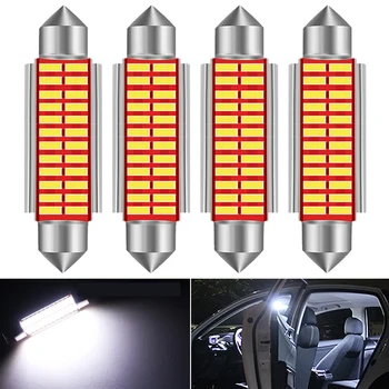 4x C5W LED Canbus bulbs 4014SMD Festoon Red White 41mm 31mm 36mm 39mm Dome Reading Light Bulb Car Interior lighting lamp 12V
4x C5W LED Canbus bulbs 4014SMD Festoon Red White 41mm 31mm 36mm 39mm Dome Reading Light Bulb Car Interior lighting lamp 12V