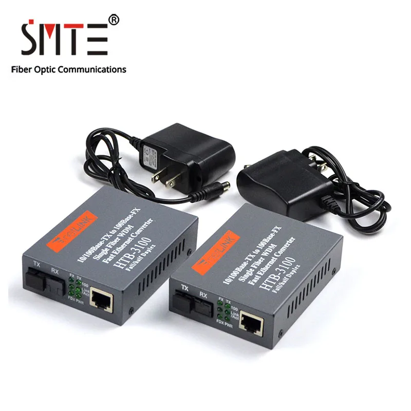 HTB-3100 netLINK Singlemode Fiber Converter 25km SC 10/100M Media Converter Optical Fiber Transceiver
HTB-3100 netLINK Singlemode Fiber Converter 25km SC 10/100M Media Converter Optical Fiber Transceiver