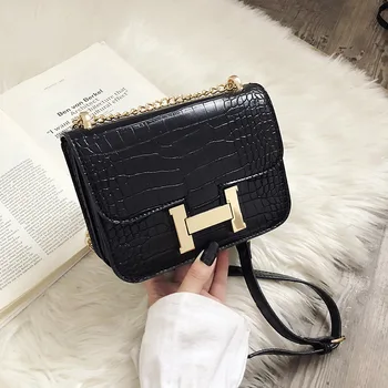 2020 New Style Network hong yang Gas Textured Airline Stewardess Crocodile Pattern Chain Bag Women Europe and America Fashion Cr 
2020 New Style Network hong yang Gas Textured Airline Stewardess Crocodile Pattern Chain Bag Women Europe and America Fashion Cr
