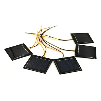 5pcs Solar Panel 2V 100mA with 0.2mm2 extend wire Polycrystalline Solar Cells Epoxy DIY Battery Charge Module Phones 15cm cable 
5pcs Solar Panel 2V 100mA with 0.2mm2 extend wire Polycrystalline Solar Cells Epoxy DIY Battery Charge Module Phones 15cm cable