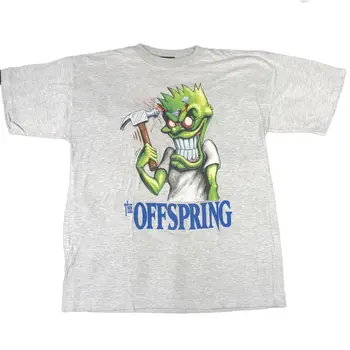 Vintage The Offspring "Hammered" T-Shirt NoFX Green Day Pop Punk Print Men T Shirt Summer
Vintage The Offspring "Hammered" T-Shirt NoFX Green Day Pop Punk Print Men T Shirt Summer