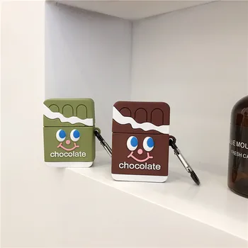 chocolate cute cartoon brown green colors bluetooth wireless headset cover for apple airpods 1/2 charging protective case
chocolate cute cartoon brown green colors bluetooth wireless headset cover for apple airpods 1/2 charging protective case
