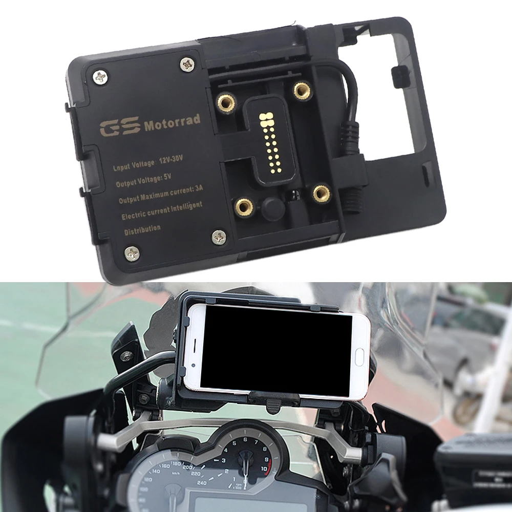 For BMW R1200GS r1200 GS handheld gps navigator usb charger motorcycle Phone Navigation holder Africa Twin CRF1000L ADV 800GS
For BMW R1200GS r1200 GS handheld gps navigator usb charger motorcycle Phone Navigation holder Africa Twin CRF1000L ADV 800GS