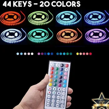 LED Light RGB Strips Desktop Screen Backlight 5050 SMD 2835 Waterproof Flexible Ribbon led strip DC12V+ Remote Control +Adapter
LED Light RGB Strips Desktop Screen Backlight 5050 SMD 2835 Waterproof Flexible Ribbon led strip DC12V+ Remote Control +Adapter