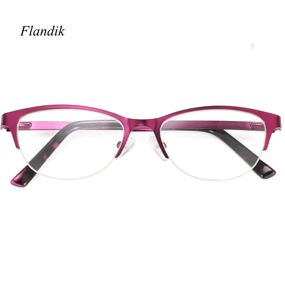 Cat Eye Reading Glasses Women Optical Metal Frame Retro Half Frame Presbyopic Eyeglasses +1.00 +1.50 +2.00 +2.50 +3.00
Cat Eye Reading Glasses Women Optical Metal Frame Retro Half Frame Presbyopic Eyeglasses +1.00 +1.50 +2.00 +2.50 +3.00