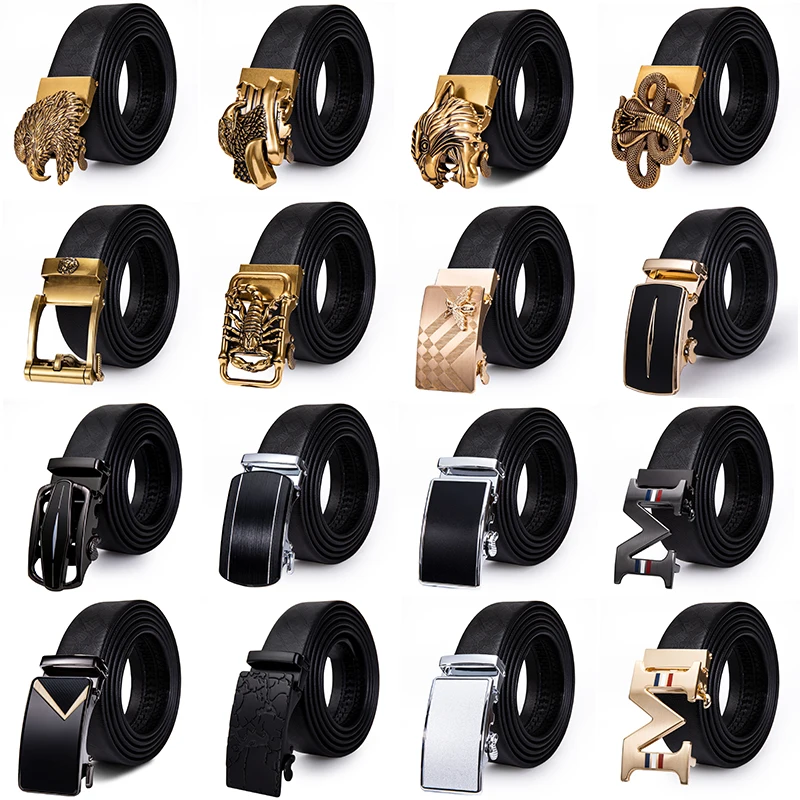 Top Quality Men's Belt Genuine Leather Strap Metal Automatic Buckle Belt for Men Business Party Luxury Male Barry.Wang
Top Quality Men's Belt Genuine Leather Strap Metal Automatic Buckle Belt for Men Business Party Luxury Male Barry.Wang