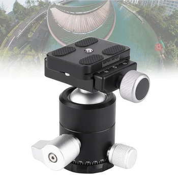 X-30S Aluminium Alloy Ball Head Tripod Head Mount, 360 Degree Rotation Panoramic Ball Head Adapter for Sony Nikon Canon Cameras
X-30S Aluminium Alloy Ball Head Tripod Head Mount, 360 Degree Rotation Panoramic Ball Head Adapter for Sony Nikon Canon Cameras