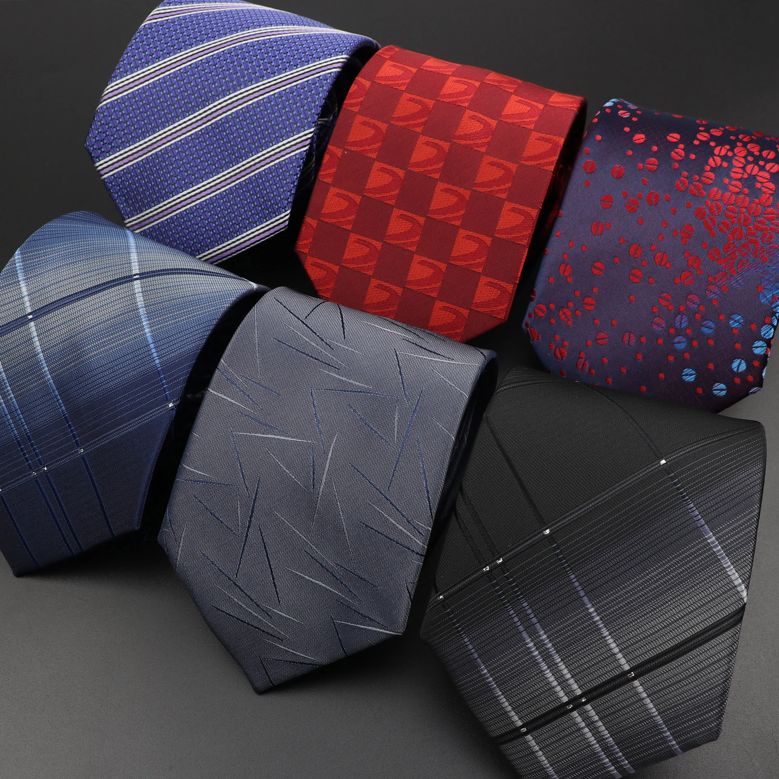 Новый дизайн модный мужской галстук 8 см жаккардовая ткань с добавлением