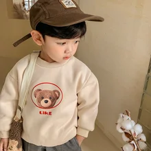 Girls Boys Hoodies Sweatshirts Kids Jacket 2021 Bear Winter Autumn Warm Top Thicken Velvet Pullover Fleece Cotton Children's Clo
Girls Boys Hoodies Sweatshirts Kids Jacket 2021 Bear Winter Autumn Warm Top Thicken Velvet Pullover Fleece Cotton Children's Clo