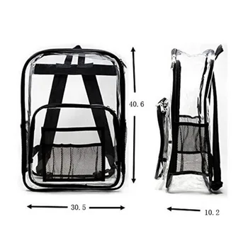 Transparent Schoolbag Student Transparent Shoulder Bag Environmental Protection Safety Visible Internal PVC Student Bag
Transparent Schoolbag Student Transparent Shoulder Bag Environmental Protection Safety Visible Internal PVC Student Bag