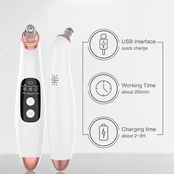 Anti-sensitive Vacuum Blackhead Remover Fast Electric Suction Acne Exfoliate Deep Clean Shrink Pores Skin Care Treatment Cleaner 
Anti-sensitive Vacuum Blackhead Remover Fast Electric Suction Acne Exfoliate Deep Clean Shrink Pores Skin Care Treatment Cleaner