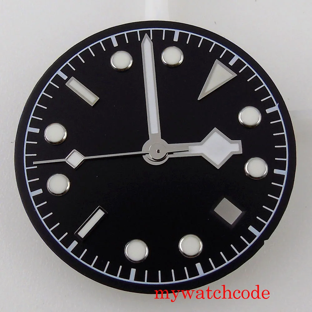 30.5mm Black Blue Green Watch Dial For NH35A MIYOTA 8215 821A 8205 Mingzhu 2813 Movement With Date Window Wristwatch Replacement
30.5mm Black Blue Green Watch Dial For NH35A MIYOTA 8215 821A 8205 Mingzhu 2813 Movement With Date Window Wristwatch Replacement
