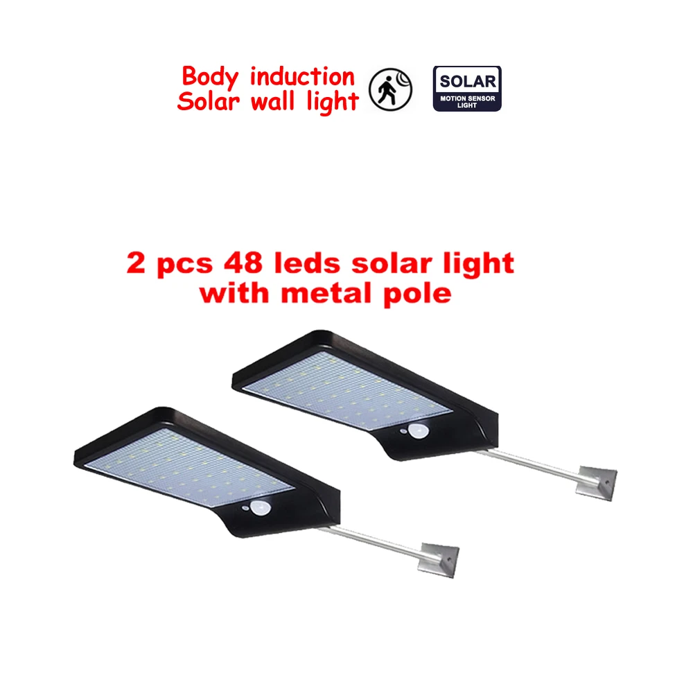 2/4pcs 48 COB LED Solar Powered PIR Motion Sensor Wall lamp Human Body Infrared Light Outdoor Waterproof Home Garden Security Li
2/4pcs 48 COB LED Solar Powered PIR Motion Sensor Wall lamp Human Body Infrared Light Outdoor Waterproof Home Garden Security Li
