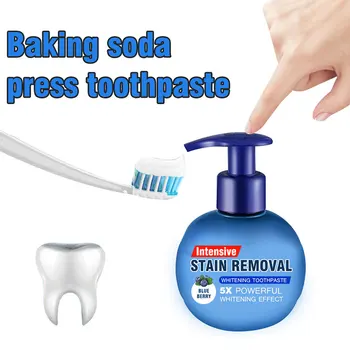 Effective Whitening Toothpaste Baking Soda Toothpaste With Press Type Blueberry Scent Toothpaste Strong Toothpaste
Effective Whitening Toothpaste Baking Soda Toothpaste With Press Type Blueberry Scent Toothpaste Strong Toothpaste
