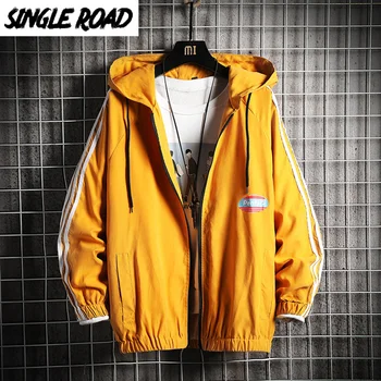 SingleRoad Mens Hooded Jacket Men 2020 Yellow Side Striped Windbreakers Coat Korean Hip Hop Japanese Streetwear Harajuku Jackets
SingleRoad Mens Hooded Jacket Men 2020 Yellow Side Striped Windbreakers Coat Korean Hip Hop Japanese Streetwear Harajuku Jackets
