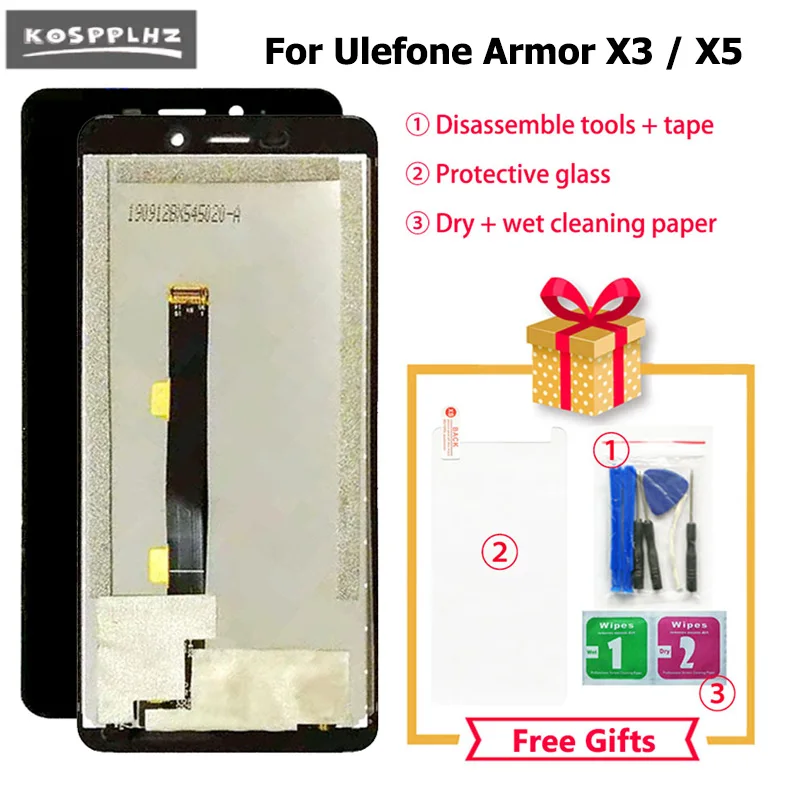 Ulefone Armor X3 / X5 PRO 100% новый + протестированный дисплей 5 дюймов x5pro 9 0 х720 сенсорный