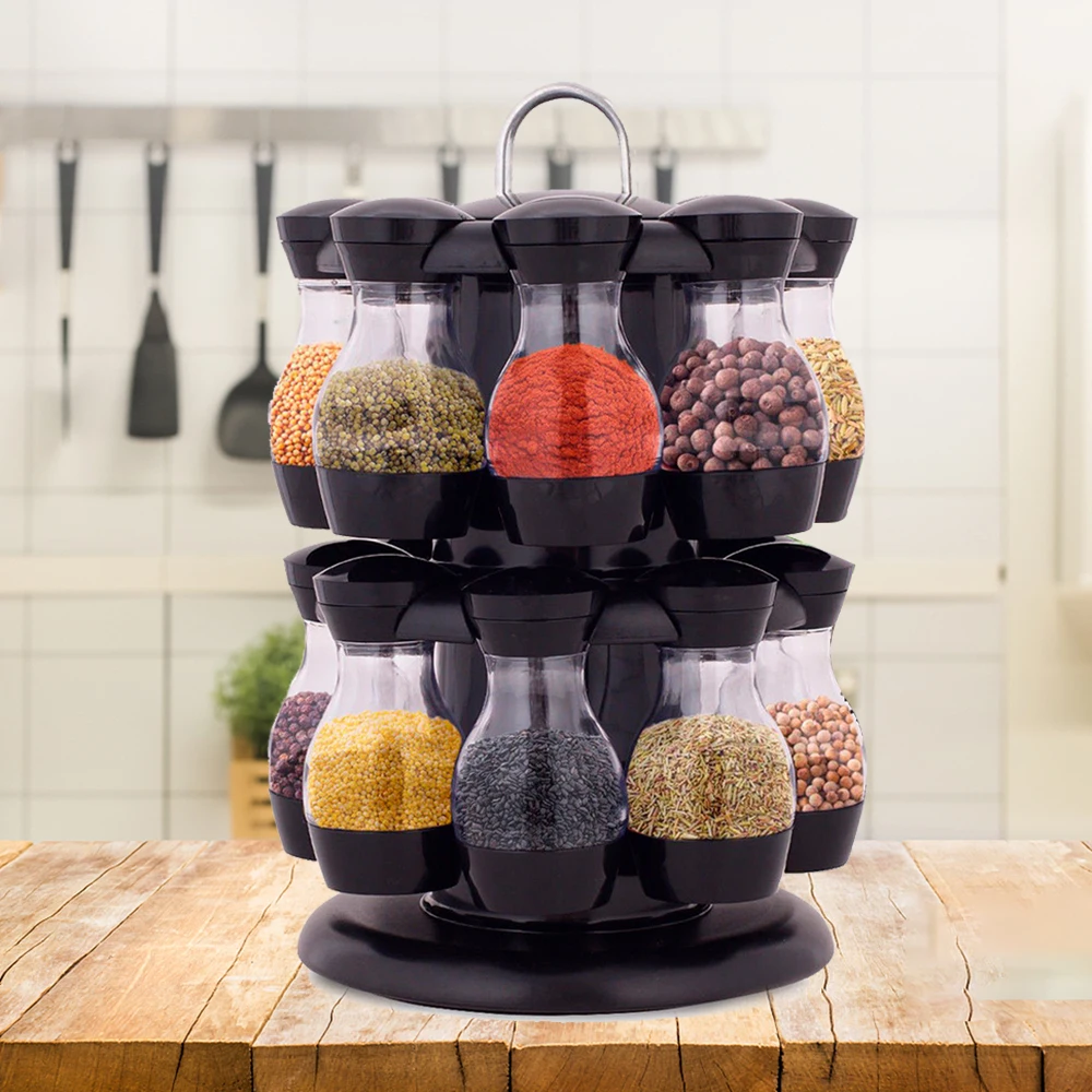 8PCS/16PCS Condiment Set 360 Rotating Spice Jar Rack Kitchen Cruet Condiment Bottle Coffee Sugar Seal Jar Container Rack
8PCS/16PCS Condiment Set 360 Rotating Spice Jar Rack Kitchen Cruet Condiment Bottle Coffee Sugar Seal Jar Container Rack