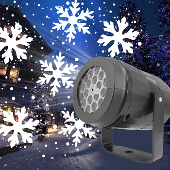LED Rotating Laser Projector Light Christmas Snowflake Projection Light Atmosphere Decoration EU/US Plug
LED Rotating Laser Projector Light Christmas Snowflake Projection Light Atmosphere Decoration EU/US Plug