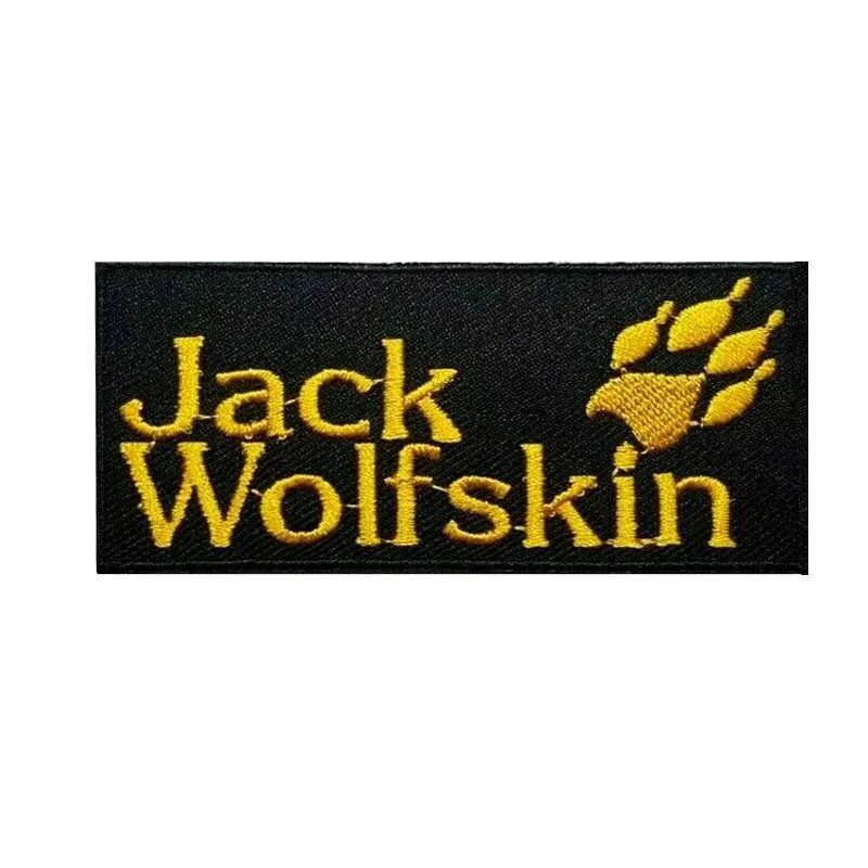 

3.5‘’ JACK WOLFSKIN SPORTS BIKER JACKET HAT BADGE CAP Embroidered Patch Iron Sew Logo