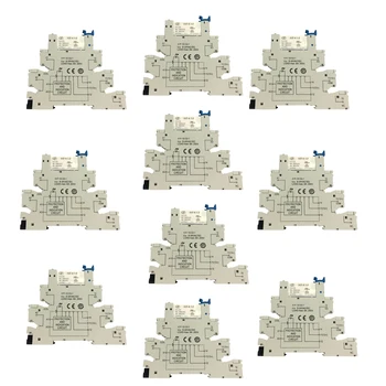 10x Durable Hongfa 5PIN Relay Socket 6-24V AC/DC 6A Use with HF41F PCB Relay/ 10PCS, White
10x Durable Hongfa 5PIN Relay Socket 6-24V AC/DC 6A Use with HF41F PCB Relay/ 10PCS, White