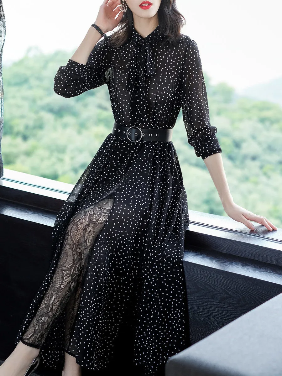Vintage Chiffon Maxi Dress Women Clothes 2020 Spring Summer Elegant Polka Dot Party Dress Women Dresses Plus Size Vestido MY2437
Vintage Chiffon Maxi Dress Women Clothes 2020 Spring Summer Elegant Polka Dot Party Dress Women Dresses Plus Size Vestido MY2437