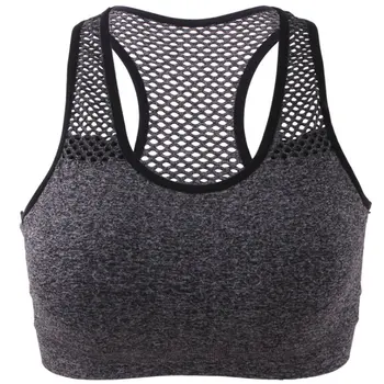 Women Sports Bra One Piece Seamless Full Cup Wireless Bra Mesh Fitness Underwear Elastic Quick-dry Sports Vest Bra
Women Sports Bra One Piece Seamless Full Cup Wireless Bra Mesh Fitness Underwear Elastic Quick-dry Sports Vest Bra