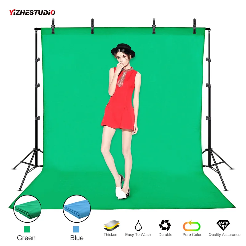 Yizhestudio 2.6*3M Photography Backdrops Stand Studio Kit, Muslin Professional Photo System for video portrait photographic
Yizhestudio 2.6*3M Photography Backdrops Stand Studio Kit, Muslin Professional Photo System for video portrait photographic