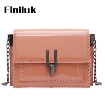 Finiluk Small Women Bag Shoulder Brand Famous Square Bags Glossy Leather Female Chain Crossbody Bags Designer BIZ132 PM49
Finiluk Small Women Bag Shoulder Brand Famous Square Bags Glossy Leather Female Chain Crossbody Bags Designer BIZ132 PM49