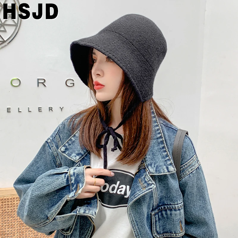 Autumn Women's Hats Foldable Knitted Bucket Hat Winter Warm Solid Color Bandage Dome Knit Fisherman's Caps Female Beanies Cap
Autumn Women's Hats Foldable Knitted Bucket Hat Winter Warm Solid Color Bandage Dome Knit Fisherman's Caps Female Beanies Cap
