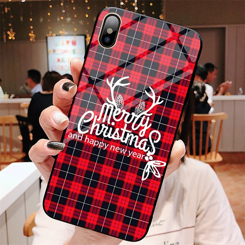Tempered Glass Merry Christmas Gift TPU Phone Cases For iPhone 11 Pro XS Max X XR 10 6 6S 7 8 Plus Back Cover For iPhone XR Case
Tempered Glass Merry Christmas Gift TPU Phone Cases For iPhone 11 Pro XS Max X XR 10 6 6S 7 8 Plus Back Cover For iPhone XR Case