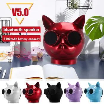 bluetooth V5.0+EDR Speaker Cute Cat Shape Rechargeable HIFI Stereo Sound Music Player Built-in Microphone 1500mAh 5 Colors
bluetooth V5.0+EDR Speaker Cute Cat Shape Rechargeable HIFI Stereo Sound Music Player Built-in Microphone 1500mAh 5 Colors