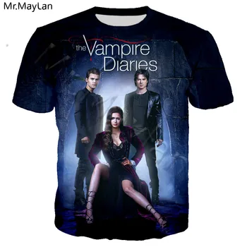 3D Print New TV The Vampire Diary t shirt Men tshirt Men Women Casual Streetwear hip hop clothes harajuku Tops Camiseta hombre
3D Print New TV The Vampire Diary t shirt Men tshirt Men Women Casual Streetwear hip hop clothes harajuku Tops Camiseta hombre