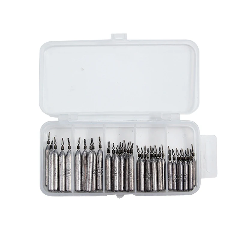 31Pcs Fishing Lead Sinker Drop Shot Weights Kit 360 Degree Rotatable Swivel Sea Fishing Tackle 4G/5G/7G/10G/14G/20G X401
31Pcs Fishing Lead Sinker Drop Shot Weights Kit 360 Degree Rotatable Swivel Sea Fishing Tackle 4G/5G/7G/10G/14G/20G X401