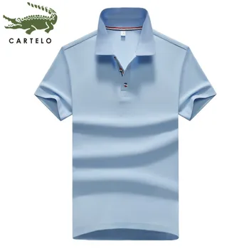 CARTELO men's clothing new summer fashion cool comfortable breathable lapel solid color men's polo shirt
CARTELO men's clothing new summer fashion cool comfortable breathable lapel solid color men's polo shirt