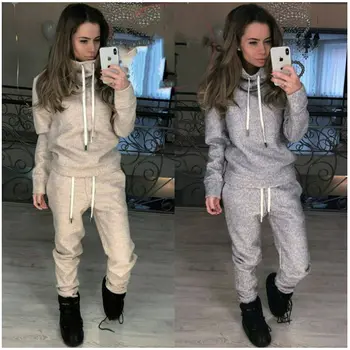 Autumn Winter 2 Piece Set Women Hoodie Pants Printed Tracksuit Pullover Sweatshirt Trousers With Pockets Tracksuit Suits
Autumn Winter 2 Piece Set Women Hoodie Pants Printed Tracksuit Pullover Sweatshirt Trousers With Pockets Tracksuit Suits