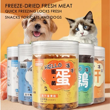 

Dog training snacks pet health food freeze-dried meat cat snacks quail chicken diced salmon chicken liver supplement nutrition