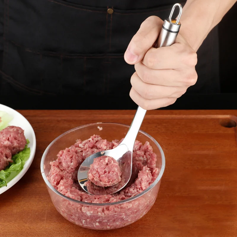Meatball Maker Spoon Stainless Steel Non-Stick Creative Cooking Tools Kitchen Gadgets And Accessories | Дом и сад