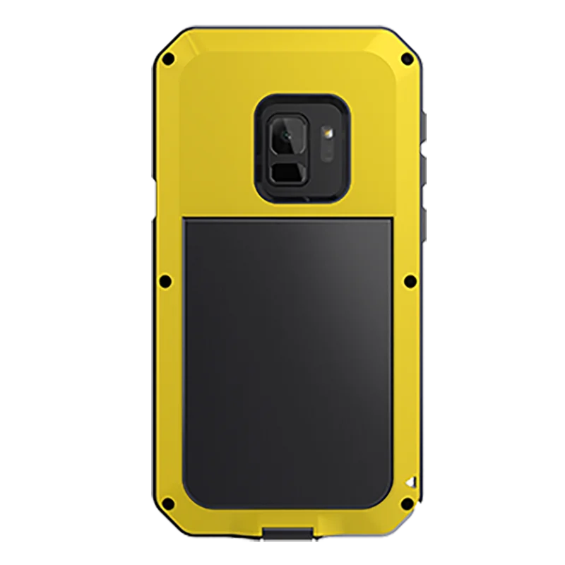 Military Grade Anodized Aluminum Heavy Duty Full Body Dual Layer Rugged TPU and Metal Protective Case for Samsung S9 | Мобильные