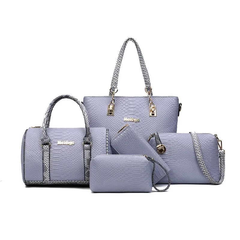 WOMEN'S Bag 201 Spring New Style Crocodile Pattern Different Size Bags Five-Piece Shoulder Bag/ Hand Bag Big Bag
WOMEN'S Bag 201 Spring New Style Crocodile Pattern Different Size Bags Five-Piece Shoulder Bag/ Hand Bag Big Bag