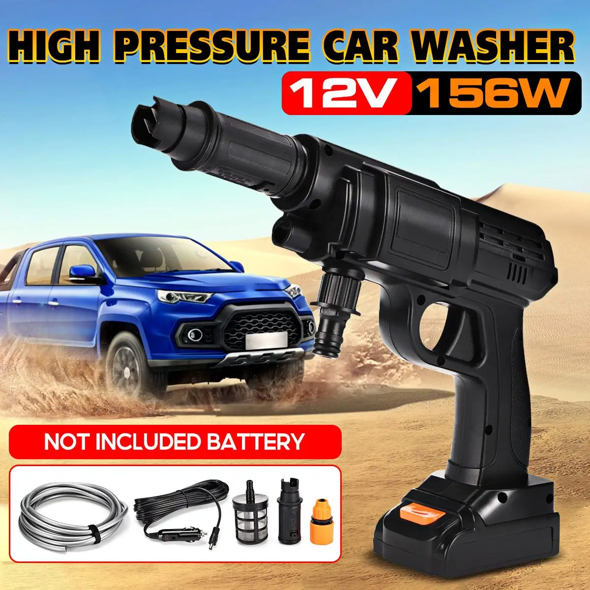 Wireless High Pressure Washer Spray Washer Water Gun Cleaner Portable Car Wash Pressure Water Nozzle Cleaning Machine Kit
Wireless High Pressure Washer Spray Washer Water Gun Cleaner Portable Car Wash Pressure Water Nozzle Cleaning Machine Kit