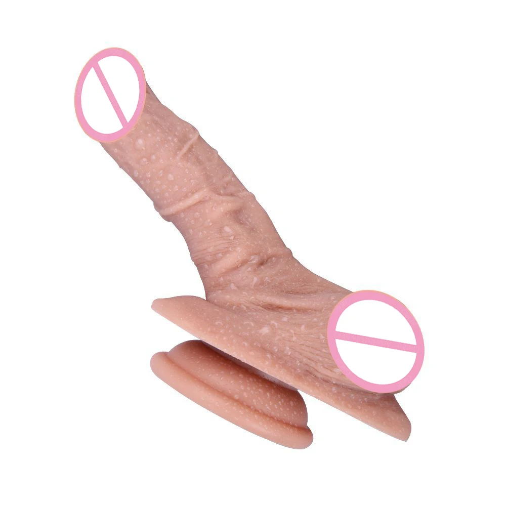 Реалистичный Фаллоимитатор Фаллос Страпон С Подогревом