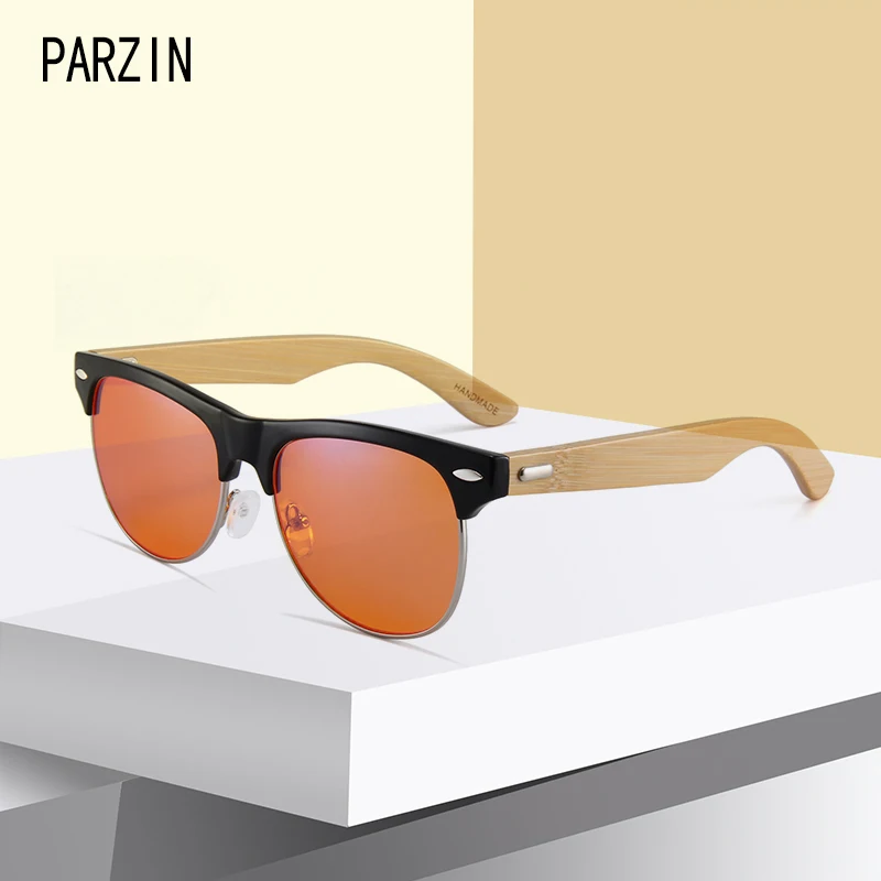 PARZIN Women Anti Blue Light Glasses for Men Vintage Semi-rimless Orange Len Optical Spectacle Frame Eyeglasses Computer Glasses
PARZIN Women Anti Blue Light Glasses for Men Vintage Semi-rimless Orange Len Optical Spectacle Frame Eyeglasses Computer Glasses