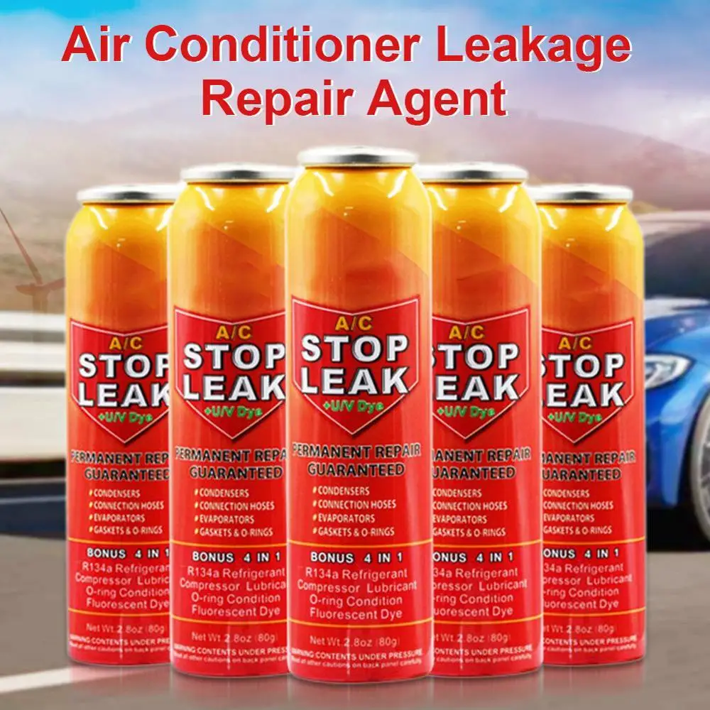 Professional Fix Air Conditioner Plugging Agent Fluorescent Leak Detection R134A Refrigerant Oil Leak Repair Stop Leak with PAG
Professional Fix Air Conditioner Plugging Agent Fluorescent Leak Detection R134A Refrigerant Oil Leak Repair Stop Leak with PAG