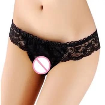 Sexy passion lace jacquard hollow transparent low waist open crotch women thong
Sexy passion lace jacquard hollow transparent low waist open crotch women thong