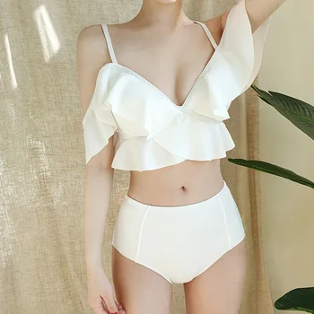 Export Hipster White Bikini Bathing Suit Sexy Backless Push up Triangular Split Type WOMEN'S Swimsuit Temperature quan yong
Export Hipster White Bikini Bathing Suit Sexy Backless Push up Triangular Split Type WOMEN'S Swimsuit Temperature quan yong