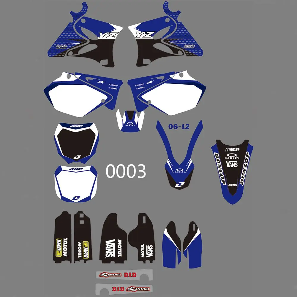 for YAMAHA YZ125 YZ250 2002-2014 Full Graphics Decals Stickers Kit Custom Number Name Glossy Stickers Waterproof
for YAMAHA YZ125 YZ250 2002-2014 Full Graphics Decals Stickers Kit Custom Number Name Glossy Stickers Waterproof