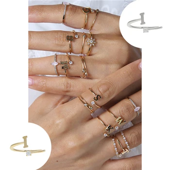 Women Trendy Fine Jewelry 925 Sterling Silver Anillos Minimalist Letter Punk Finger Rings For Anniversary Birthday Party Gifts 
Women Trendy Fine Jewelry 925 Sterling Silver Anillos Minimalist Letter Punk Finger Rings For Anniversary Birthday Party Gifts
