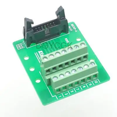 DHL/EMS 10 Sets IDC 14pin port plug adapter connector header Terminal Breakout PCB Board 2 row -h2
DHL/EMS 10 Sets IDC 14pin port plug adapter connector header Terminal Breakout PCB Board 2 row -h2