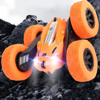 

27MHz RC Stunt Car RC Car High Speed Tumbling Crawler Vehicle 360 Degree Flips Double Sided Rotating Tumbling durable Cars